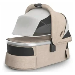 Uppababy - Berço V3, Declan (Oat Mélange/Silver Frame)