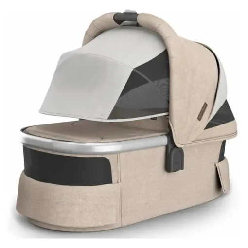 Uppababy - Berço V3, Declan (Oat Mélange/Silver Frame)