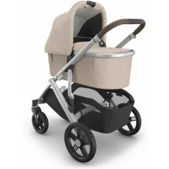 Uppababy - Berço V3, Declan (Oat Mélange/Silver Frame)