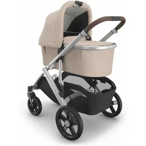 Uppababy - Berço V3, Declan (Oat Mélange/Silver Frame)