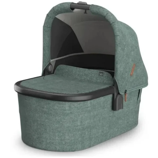 Uppababy - Berço V3, Gwen (Mélange Verde/Moldura de Carbono)