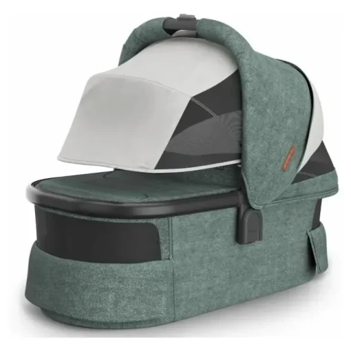 Uppababy - Berço V3, Gwen (Mélange Verde/Moldura de Carbono)