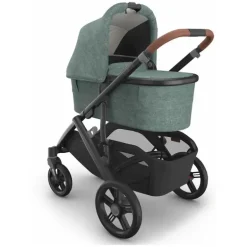 Uppababy - Berço V3, Gwen (Mélange Verde/Moldura de Carbono)