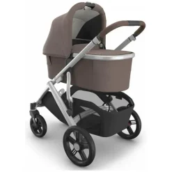 Uppababy - Berço V3, Theo (Taupe Escuro/Estrutura Prateada)