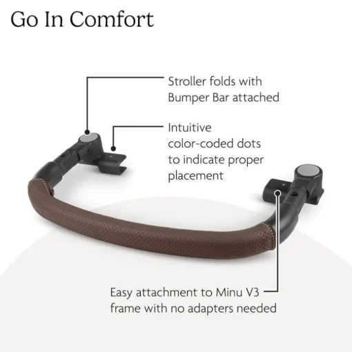 Uppababy - Bumper Bar For Minu V3, Chestnut