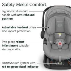 Uppababy - Cadeirinha de carro infantil Aria, Gween (verde)