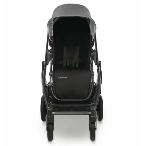 Uppababy - Carrinho de passeio Cruz V2, Greyson (Melange de carvão/Carbon/Couro de sela)