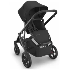 Uppababy - Carrinho Vista V3, Jake (Carvão/Estrutura de Carbono/Couro Preto)