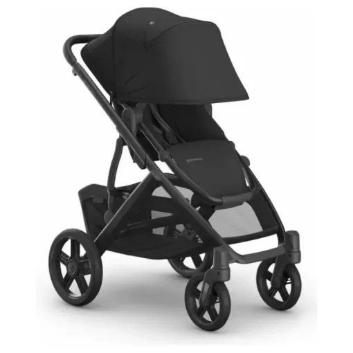 Uppababy - Carrinho Vista V3, Jake (Carvão/Estrutura de Carbono/Couro Preto)