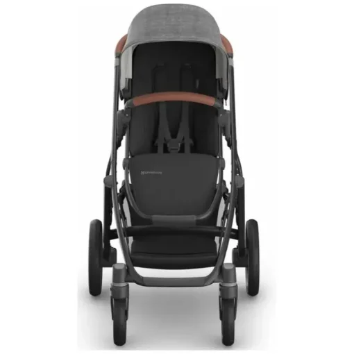 Uppababy - Carrinho Vista V3, Greyson (Charcoal Mélange/Estrutura de Carbono/Couro Saddle)