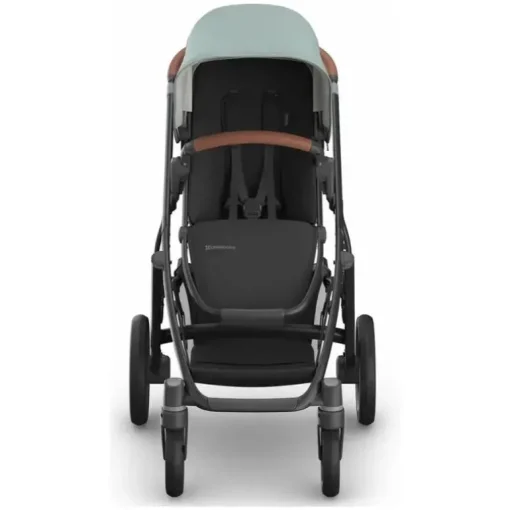 Uppababy - Carrinho Vista V3, Kenzi (Mystic Aqua/Estrutura Carbono/Couro Saddle)