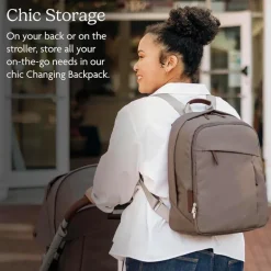Uppababy - Changing Backpack, Callum/Dillan (Stone Blue | Sand Leather)