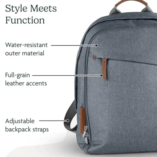 Uppababy - Changing Backpack, Callum/Dillan (Stone Blue | Sand Leather)