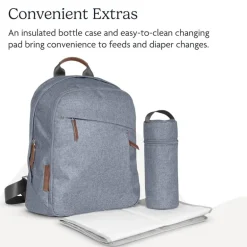 Uppababy - Changing Backpack, Callum/Dillan (Stone Blue | Sand Leather)