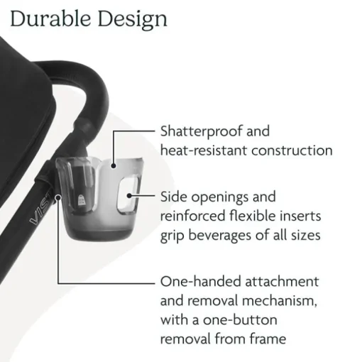 Uppababy - Cup Holder For Vista/Vista V2/Vista V3, Cruz/Cruz V2, Minu/Minu V2/Minu V3, Minu Duo