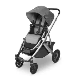 Uppababy - Forro de Assento Reversível, Phoebe (Cinza Claro Respirável/Velo Sherpa Aconchegante)