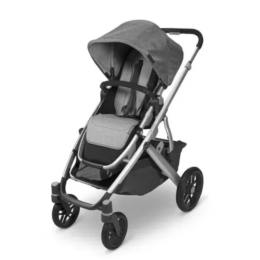 Uppababy - Forro de Assento Reversível, Phoebe (Cinza Claro Respirável/Velo Sherpa Aconchegante)
