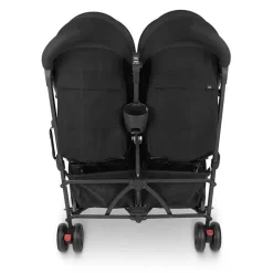 Uppababy - G-LINK V2 Side by Side Double Stroller, Jake (carvão/carbono)