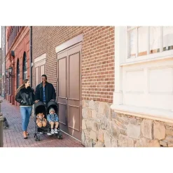 Uppababy - G-LINK V2 Side by Side Double Stroller, Jake (carvão/carbono)