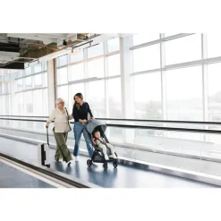 Uppababy - Minu V3 Compact Stroller, Greyson (Charcoal Mélange/Carbon Frame/Saddle Leather)