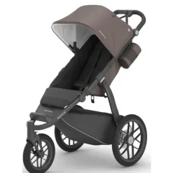 Uppababy - Ridge Jogging Stroller, Theo (taupe escuro/estrutura de carbono)