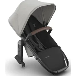 Uppababy - Rumbleseat V3, Savannah  (Pearl Gray Jacquard | Carbon Frame | Chestnut Leather)