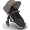 Uppababy - Rumbleseat V3 Second Lower Seat, Theo (Dark Taupe/Silver Frame/Chestnut Leather)