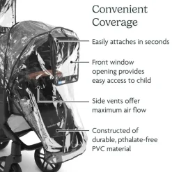 Uppababy - Vista Rain Shield para Rumbleseat e Rumbleseat V2