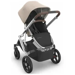 Uppababy - Vista V3 Stroller, Declan (Oat Mélange/Silver Frame/Chestnut Leather)