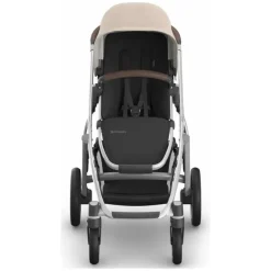 Uppababy - Vista V3 Stroller, Declan (Oat Mélange/Silver Frame/Chestnut Leather)