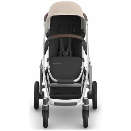 Uppababy - Vista V3 Stroller, Declan (Oat Mélange/Silver Frame/Chestnut Leather)