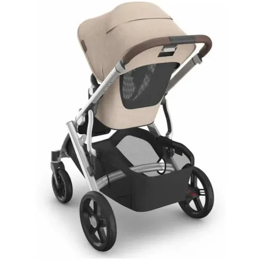 Uppababy - Vista V3 Stroller, Declan (Oat Mélange/Silver Frame/Chestnut Leather)