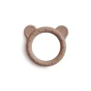 Urso Mordedor de Silicone Mushie Natural