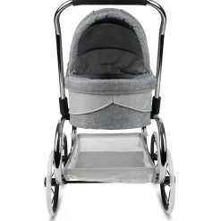 Valco Baby - Classic Bassinet Doll Stroller, Grey/White