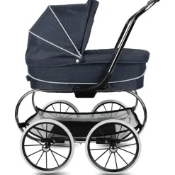Valco Baby - Classic Denim Blue Bassinet Doll Stroller