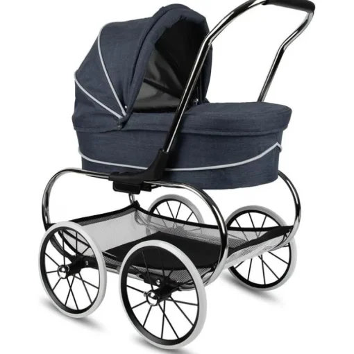 Valco Baby - Classic Denim Blue Bassinet Doll Stroller