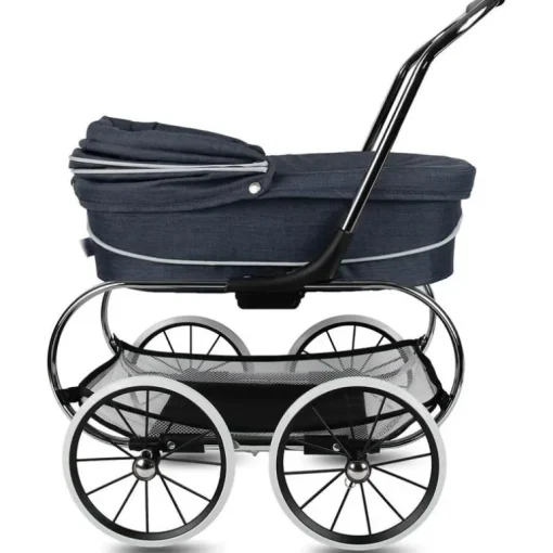 Valco Baby - Classic Denim Blue Bassinet Doll Stroller