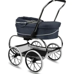 Valco Baby - Classic Denim Blue Bassinet Doll Stroller