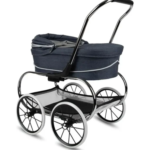 Valco Baby - Classic Denim Blue Bassinet Doll Stroller