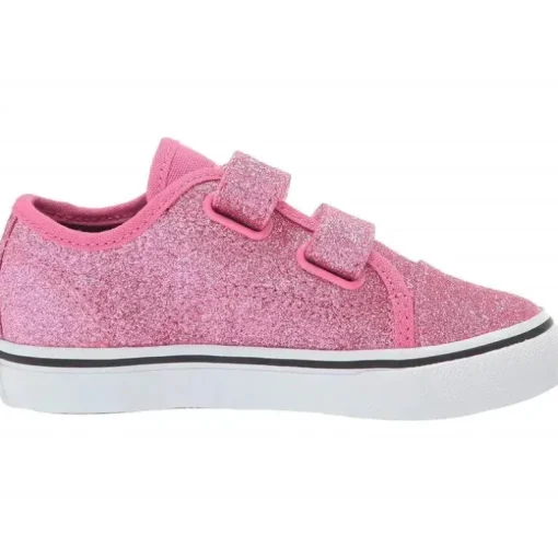 Vans - Brilho 23 V Estilo Infantil, Rosa/Branco