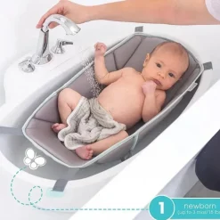 Verão infantil - banheira My Size®, suporte macio para banheira de bebê
