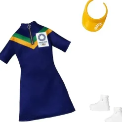 Vestido azul Barbie Tokio 2020 de modas licenciadas Mattel