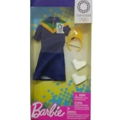 Vestido azul Barbie Tokio 2020 de modas licenciadas Mattel