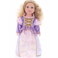 Vestido de Boneca Little Adventures Clássico Rapunzel