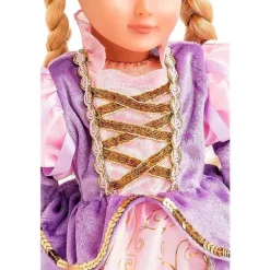 Vestido de Boneca Little Adventures Clássico Rapunzel