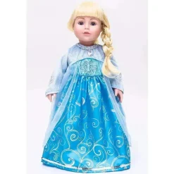 Vestido de Boneca Pequenas Aventuras Princesa de Gelo