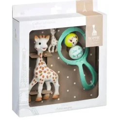 Vulli - Conjunto Presente Sophie La Giraffe + Chaveiro + Chocalho Swing