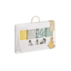 Vulli - 4Pk Conjunto de Panos Coloridos Sophie La Girafe