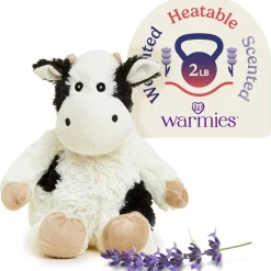 Warmies - Black And White Cow
