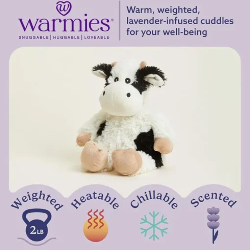 Warmies - Black And White Cow